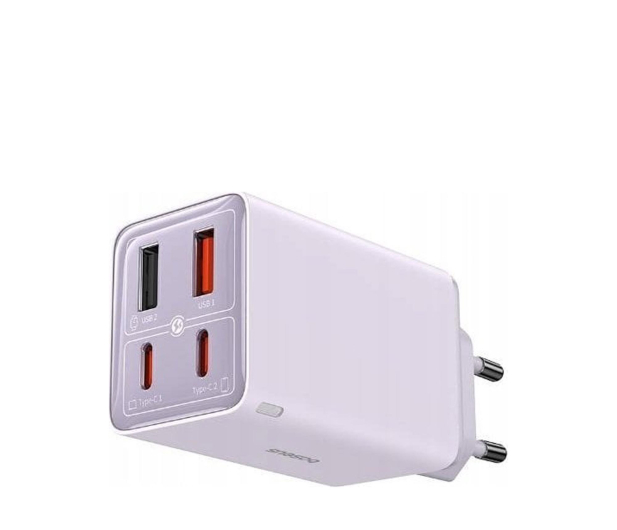BASEUS Ładowarka sieciowa GaN6 Pro, 2xUSB-C , 2xUSB, 65W (fioletowa P10162701533-00 - 1310919 - zdjęcie 5
